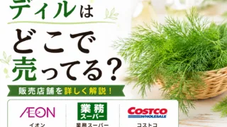 ディルはどこで売ってる？スーパー・カルディ・業務スーパーなど販売店7選